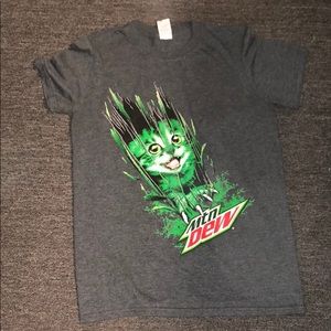 Mtn Dew cat shirt